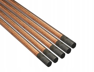 ELEKTRODA WĘGLOWA POMIEDZIOWANA 9,5x305 mm 5szt.