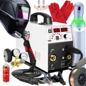 Zestaw półautomat spawalniczy SKANDI KRAFT iSIMPLE MIG 210 CART