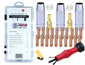 Zestaw 30 części do uchwytu MB15 MIGOMAT MIG BOX